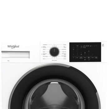Whirlpool Vaskemaskin Frittstående WSPM 96WB EE Hvit Front loader A Control panel