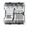 Whirlpool Dishwasher Samostojni WFO 3T142 X Samostojni C Perspective