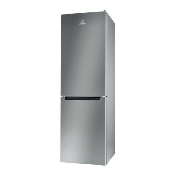 Indesit Kombinovaná chladnička s mrazničkou Volně stojící LI8 S2E S Stříbrný 2 doors Perspective