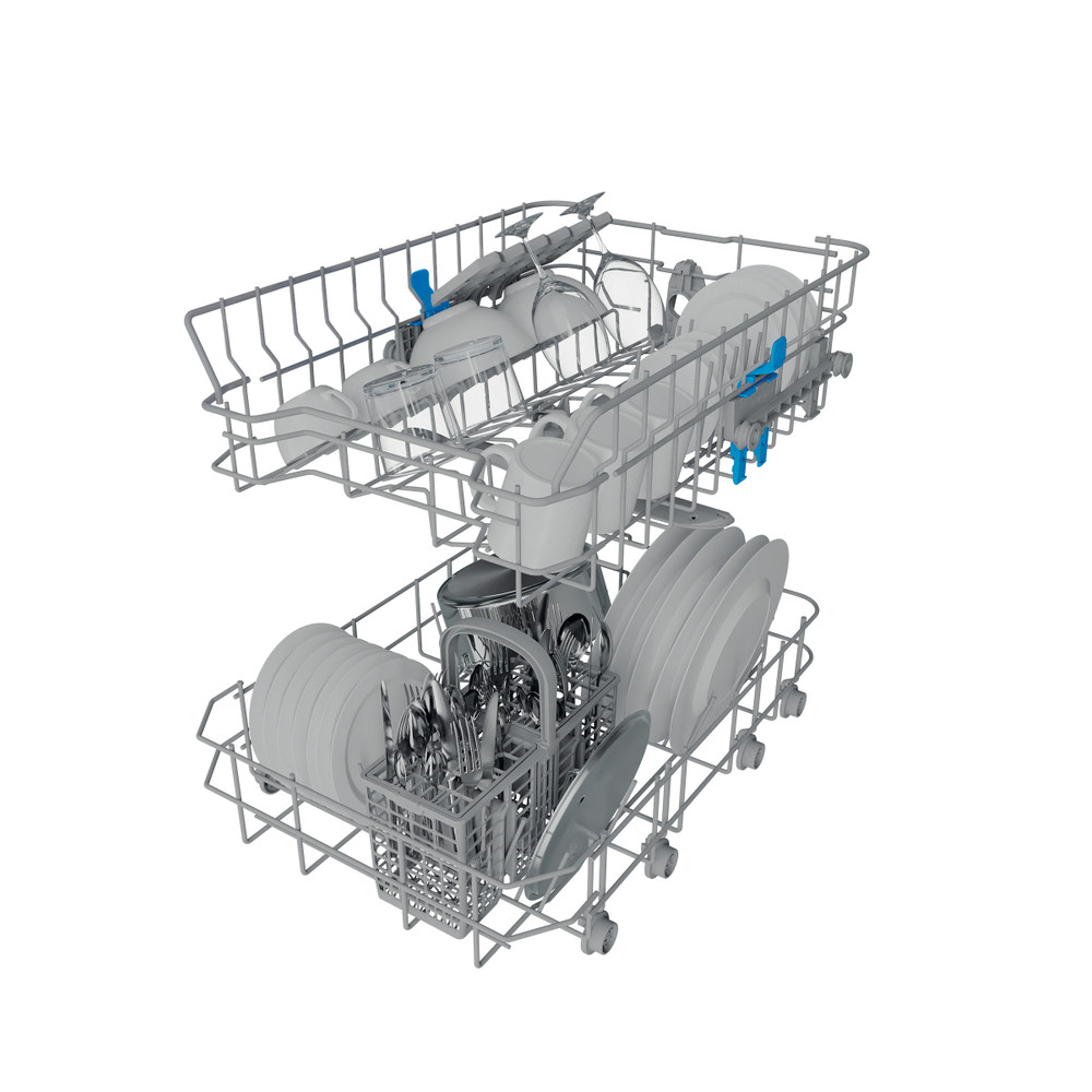 Indesit Πλυντήριο πιάτων Ελεύθερο IN2FD10CS70W Ελεύθερο D Technical Translucent