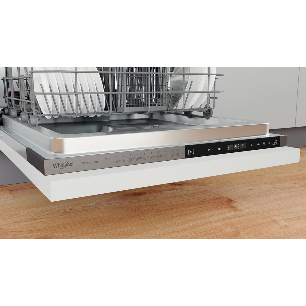 Whirlpool Mosogatógép Beépíthető WIP 4T133 PE S Full-integrated D Lifestyle control panel