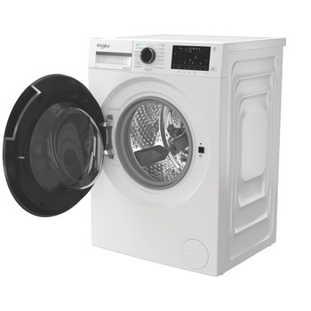 Whirlpool Lavadora secadora Libre instalación WAD 8536WBC SPT Blanco Cargador frontal Perspective open