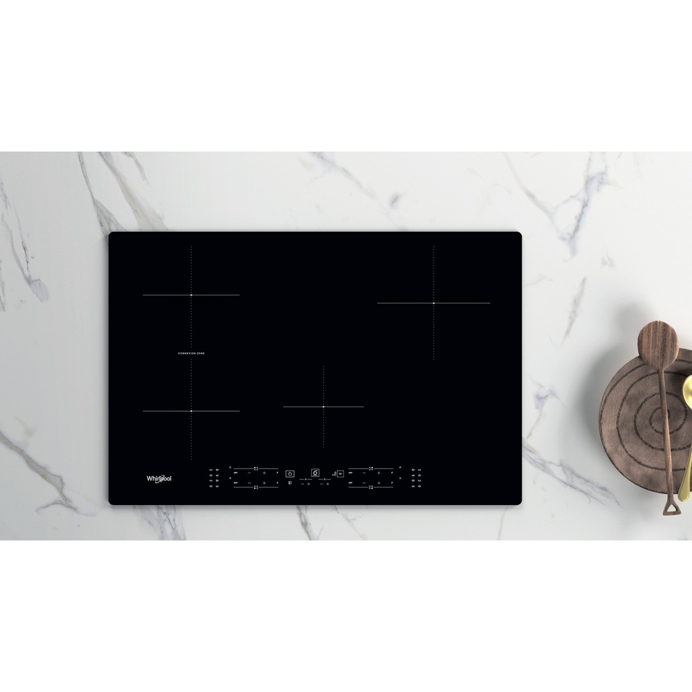 Whirlpool Kookplaat WB B4877 NE Zwart Induction vitroceramic Lifestyle frontal