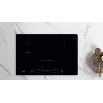 Whirlpool Kookplaat WB B4877 NE Zwart Induction vitroceramic Lifestyle frontal