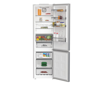 Whirlpool Combinación de frigorífico / congelador Libre instalación WHK 25404 XP4E New Silver – ARC 1035 2 doors Lifestyle frontal open