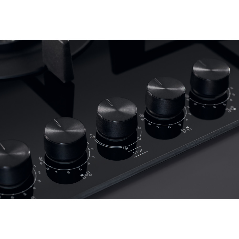 Whirlpool Hob GOWL 758/NB Black Gas Control panel