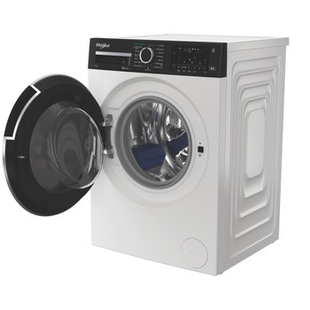 Whirlpool Maşină de spălat rufe Independent WAM 09WBC EE Alb Încărcare frontală A Perspective open