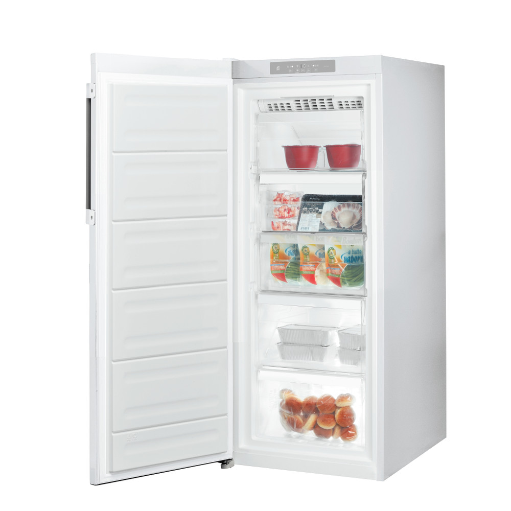 Whirlpool Surgélateur Pose-libre UW4 F2Y WB F 2 Blanc Perspective open