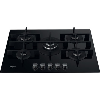 Whirlpool Placa GOWL 728/NB Preto Gás Frontal top down