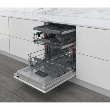 Whirlpool Máquina de lavar loiça Encastre W0I D734L S Encastre total D Perspective open