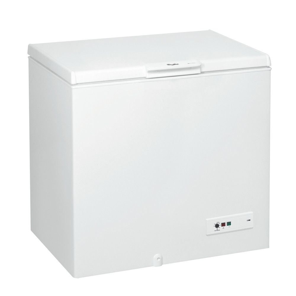 Whirlpool Freezer Freestanding WHM3112 White Perspective