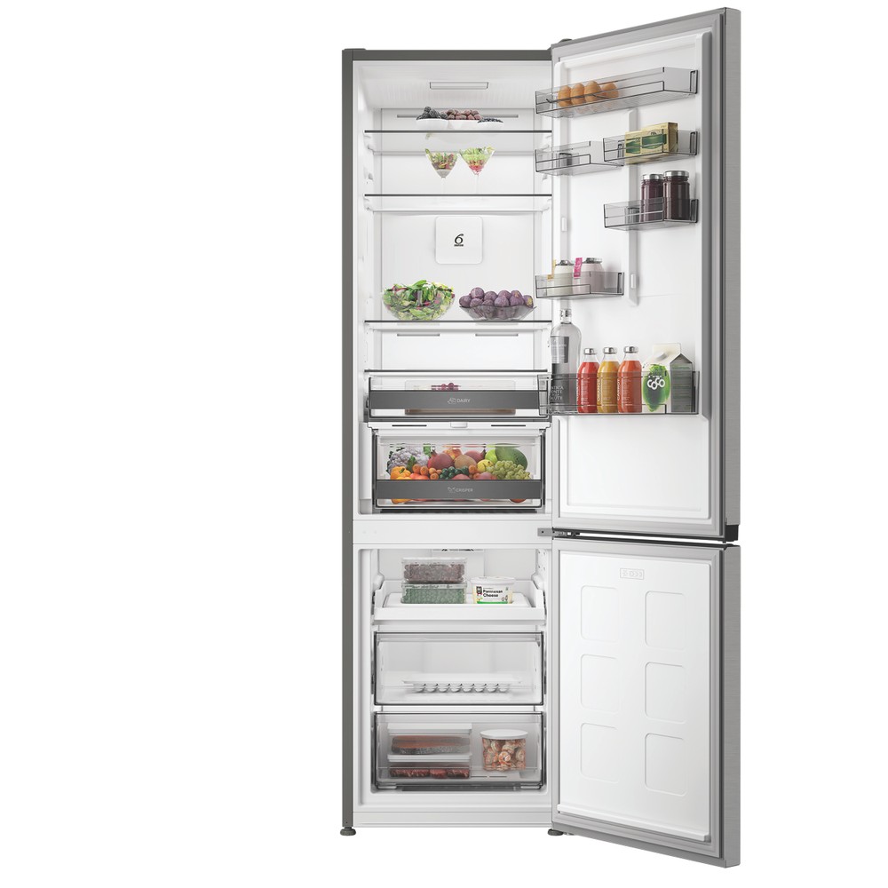 Whirlpool Холодильник з нижньою морозильною камерою. Соло WHK 26413 X6EA1 ARC 764 Manhattan Gray 2 двері Lifestyle frontal open