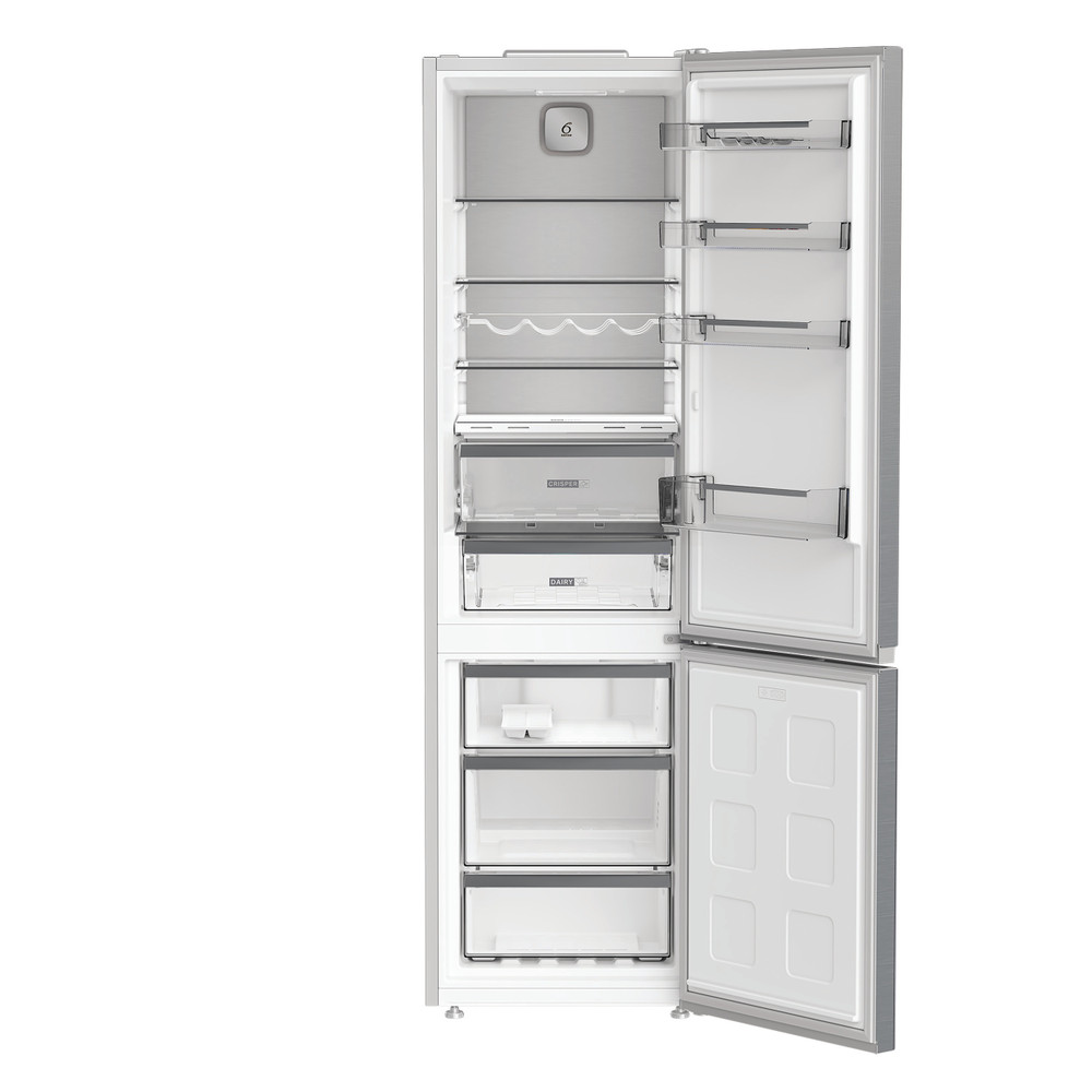 Whirlpool Kombinovaná chladnička s mrazničkou Voľne stojace WHK 26403 XP6E New Silver – ARC 1035 2 doors Perspective open