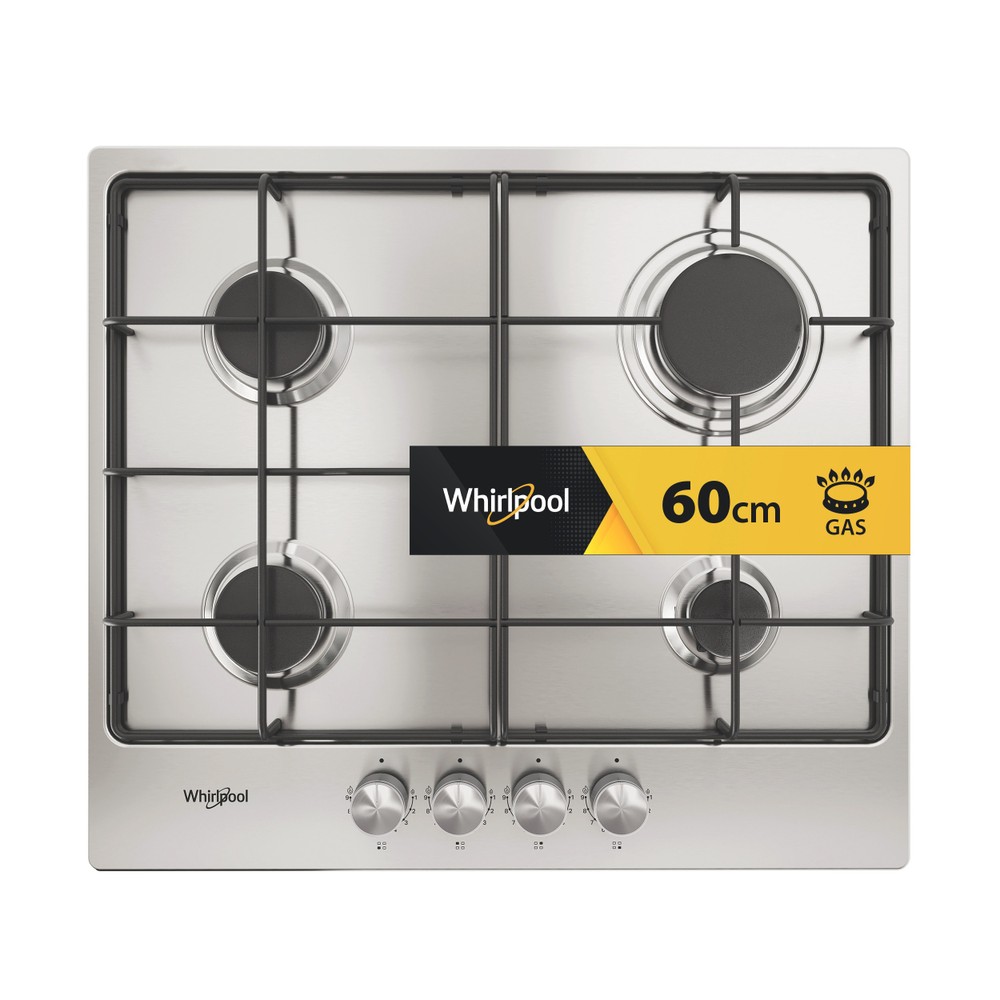 Whirlpool Varná doska TKRL 650 IX Nerezová Plynová Frontal
