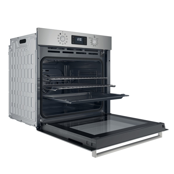 Indesit Φούρνος Εντοιχιζόμενο IO K78PU X Ηλεκτρική A++ Perspective open