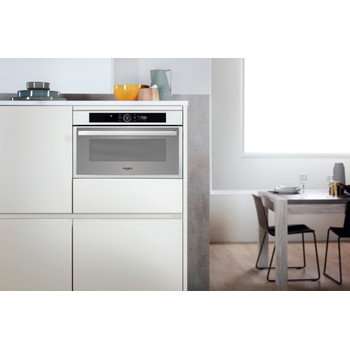 Whirlpool Microondas Encastre AMW 731/WH Blanco Electrónico 31 MW + Función Grill 1000.0 Lifestyle frontal