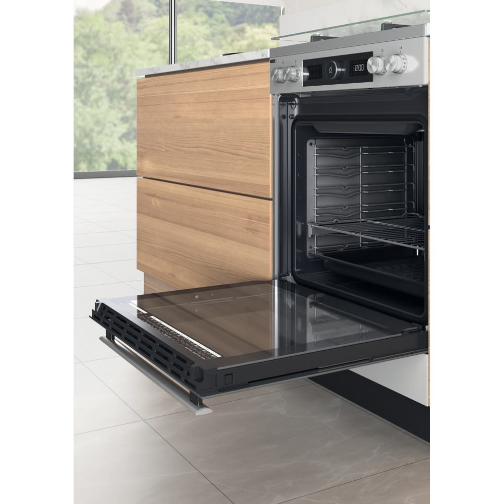 Whirlpool Aragaz WS68G8ACXT/E/1 Inox Gaz Lifestyle detail