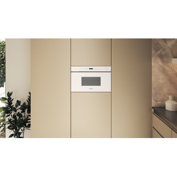 Whirlpool Mikrovlnná trouba Vestavné WMN14BW Bílá Elektronické 22 Mikrovlny + Gril 750 Lifestyle frontal