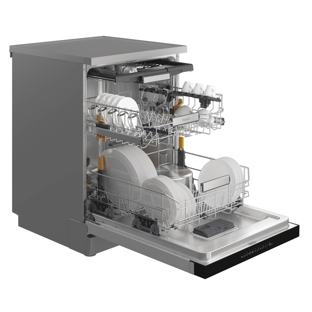 Whirlpool Mosogatógép Szabadonálló W7F HS61X Szabadonálló A Lifestyle perspective open