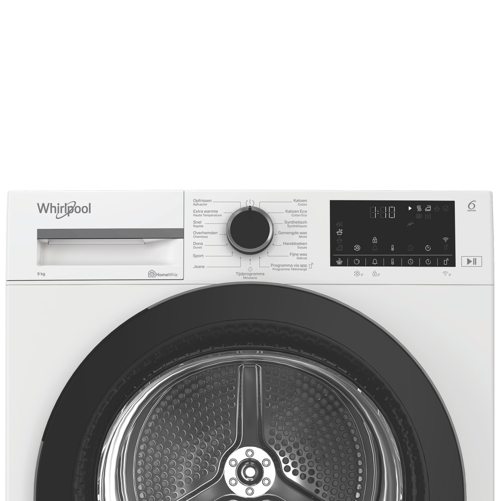 Whirlpool Droger C WD1 94M WBS BE Wit Control panel