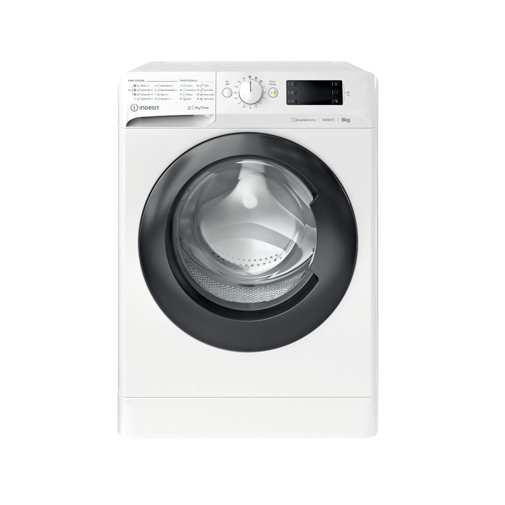 Indesit Pesumasin Eraldiseisev MTWE 81495 WK EE Valge Eestlaetav B Frontal