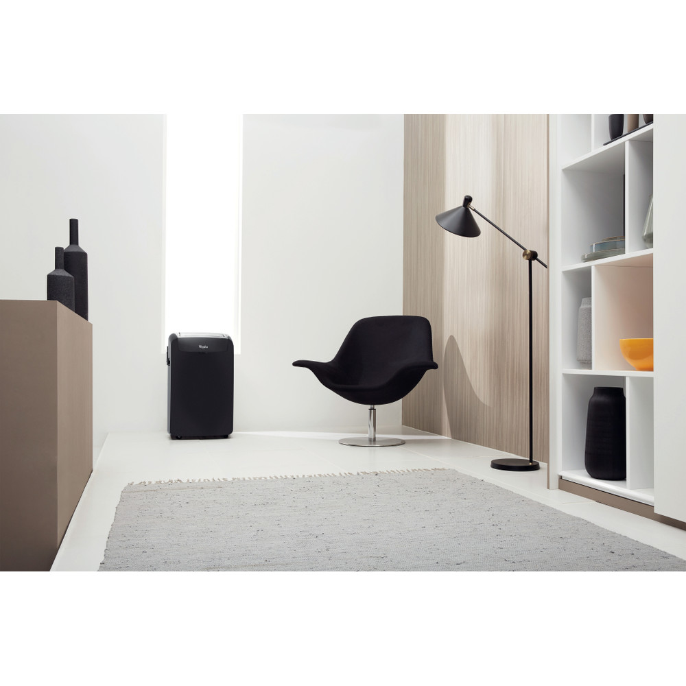 Whirlpool Air Conditioner PACB212HP A On/Off Fekete Lifestyle frontal