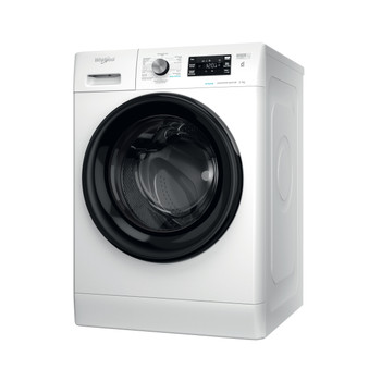 Whirlpool Lave-linge Pose-libre FFB 9469 BEV BE Blanc Frontal A Perspective