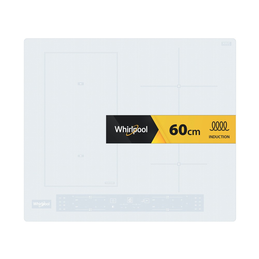 Whirlpool Encimera WL B4560 NE/W Blanco Induction vitroceramic Frontal