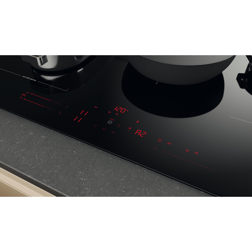 Bauknecht Table de cuisson BTX8017DCF2 Noir Induction vitroceramic Control panel