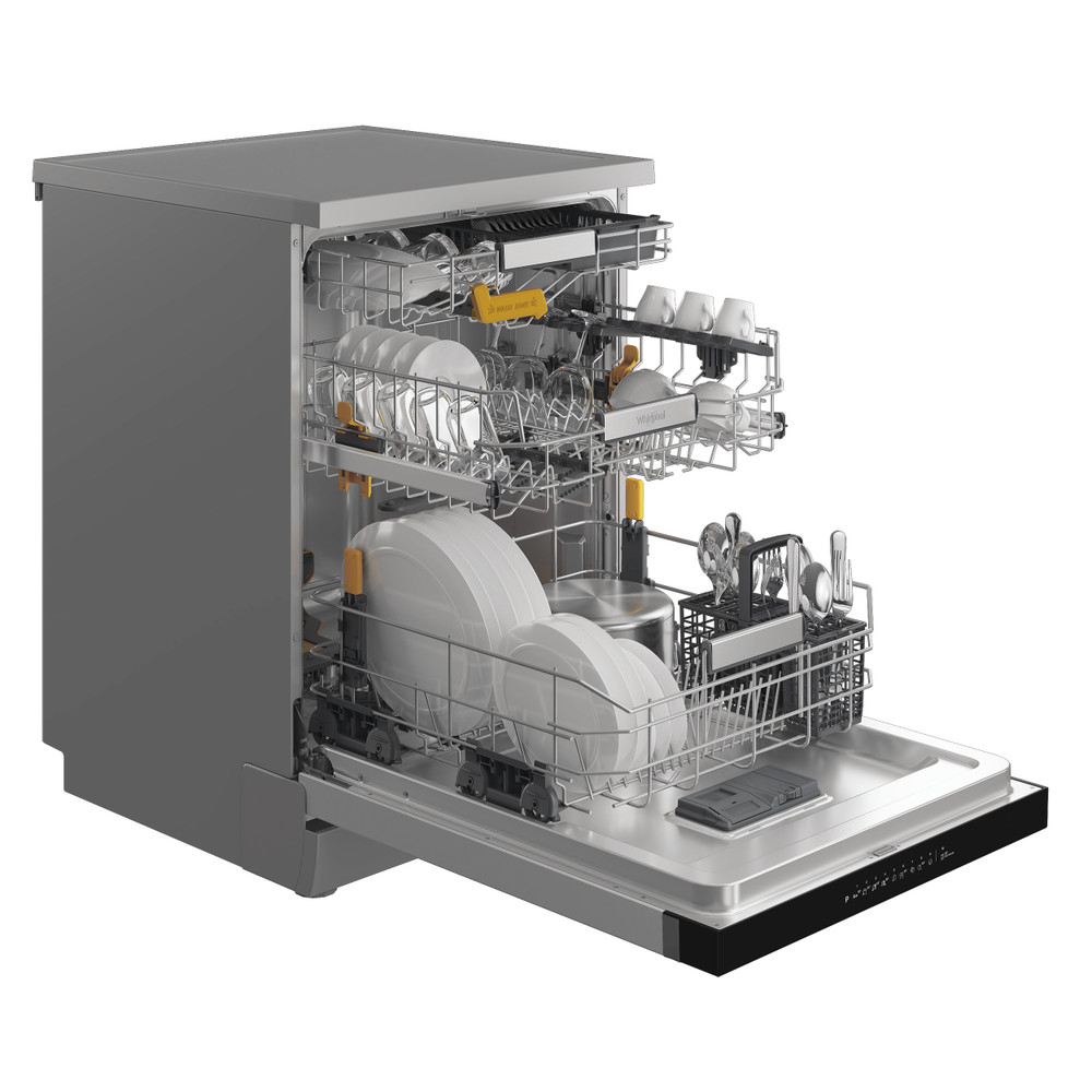 Whirlpool Umývačka riadu Voľne stojace W8F HP51X Voľne stojace B Lifestyle perspective open