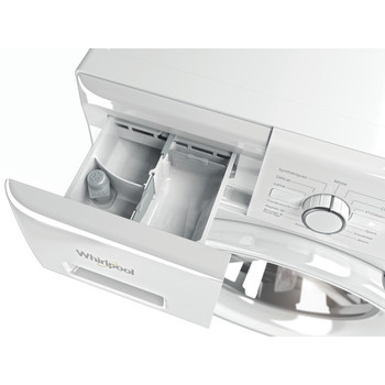 Whirlpool Lave-linge Pose-libre FWG71253W NA Blanc Front loader A+++ Drawer