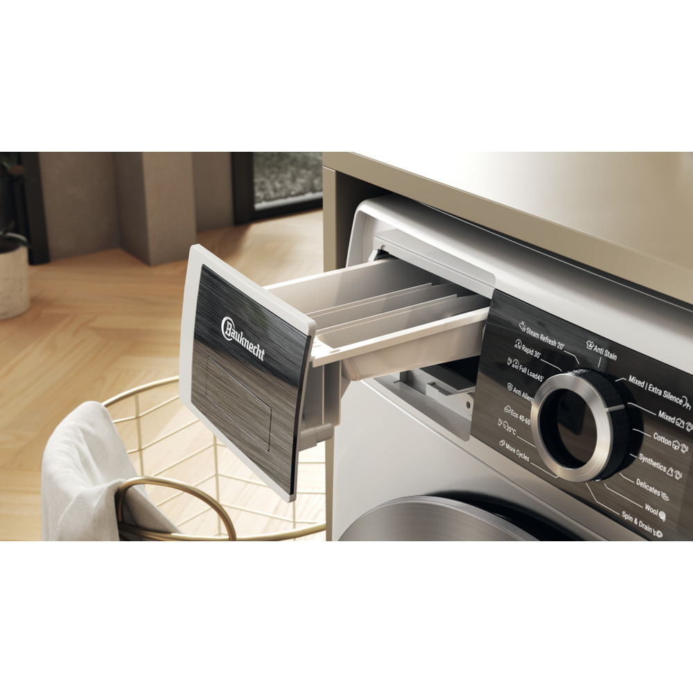Bauknecht Vaskemaskine Fritstående B7 89 SILENCE EE Hvid Frontbetjent A Drawer