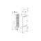 Whirlpool Fridge/freezer combination Vgradni SP40 802 EU 2 Bela 2 doors Perspective open