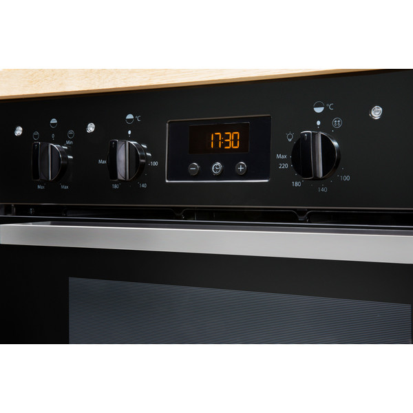 Indesit Double oven IDU 6340 BL Black B Lifestyle control panel