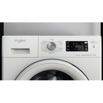 Whirlpool Vaskemaskin Frittstående FFB 9458 WV EE Hvit Front loader B Lifestyle control panel