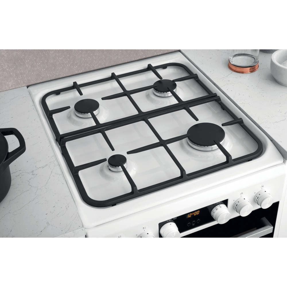 Whirlpool Tűzhely WS5G8CHW/E Fehér Gáz Lifestyle perspective