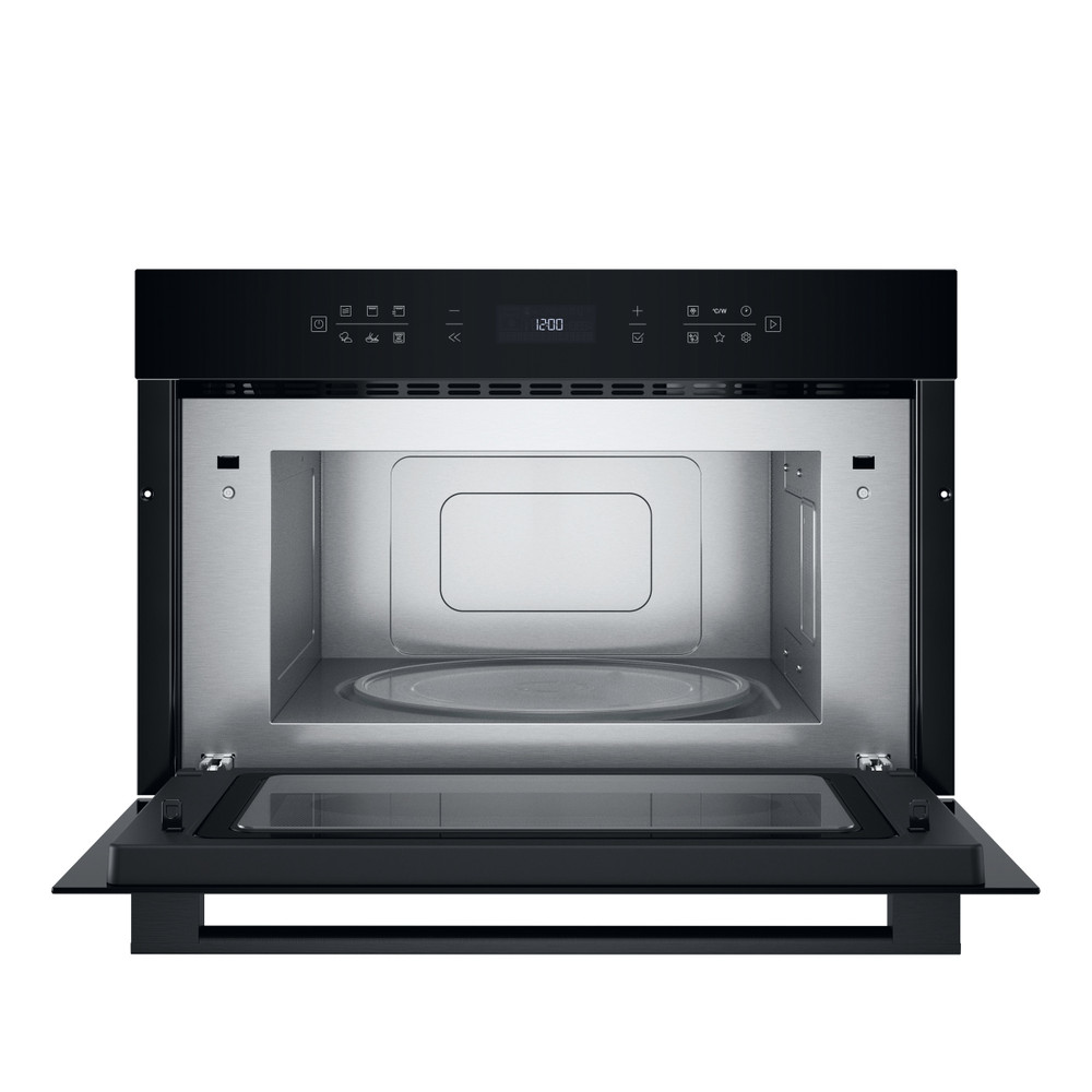 Hotpoint_Ariston Microondas Incorporado HAMD74TB Negro Electrónico 31 función MW + Grill 1000.0 Frontal open