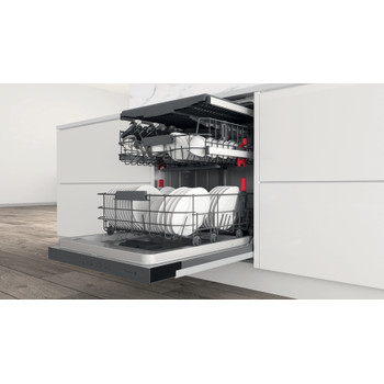 Whirlpool Umývačka riadu Vstavané WBC 3C34 PF X Half-integrated D Lifestyle perspective open