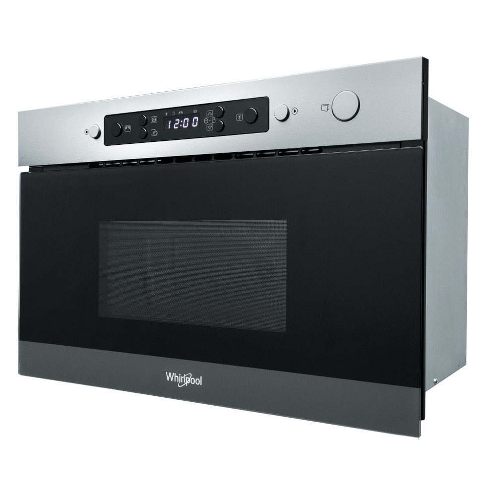 Whirlpool Mikrovalna pećnica Ugradbeni AMW 4910/IX Nehrđajući čelik Elektronička 22 Samo mikrovalovi 750 Perspective