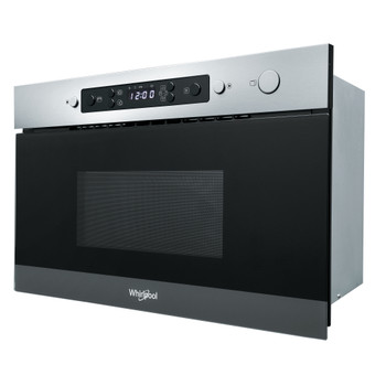 Whirlpool Mikrohullámú sütő Beépíthető AMW 4910/IX Rozsdamentes acél Elektromos 22 Csak mikrohullám 750 Perspective