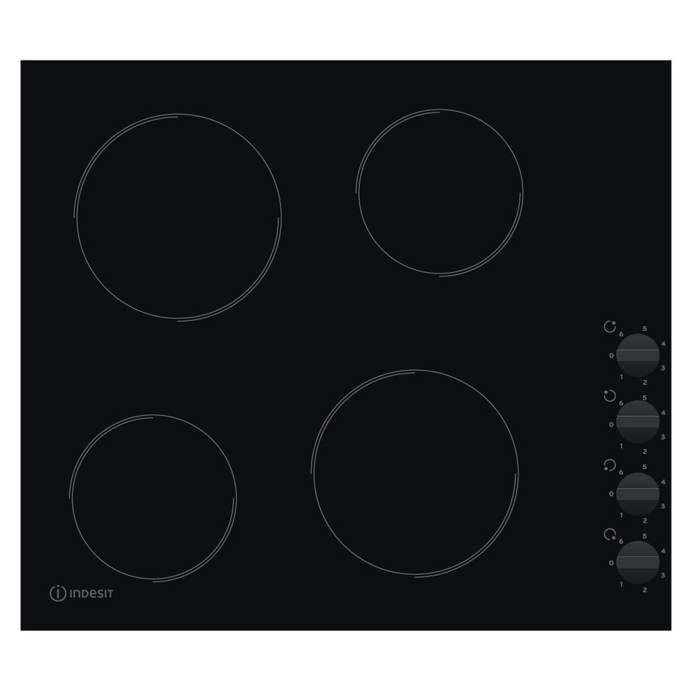 Indesit Ploča za kuhanje RI 860 C Crna Radiant vitroceramic Frontal