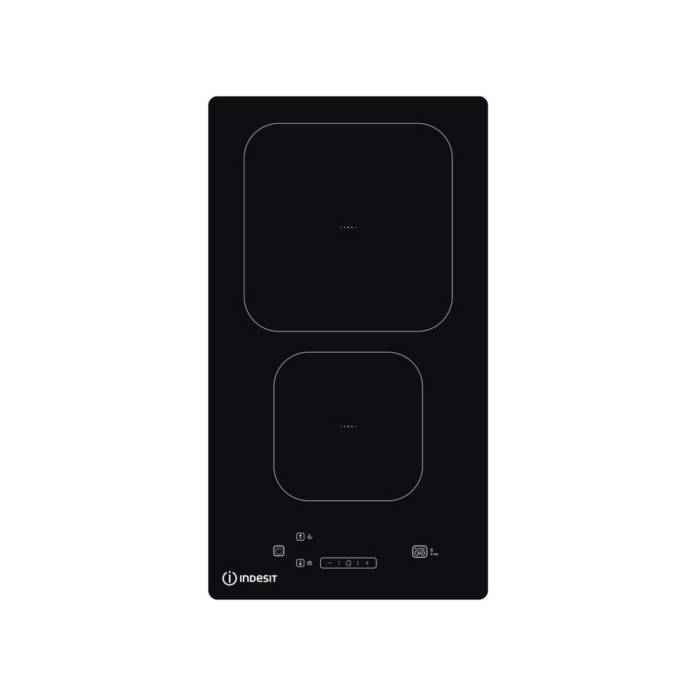 Indesit HOB IS 19Q30 NE Black Induction vitroceramic Frontal