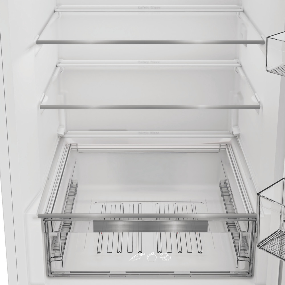 „Indesit“ Šaldytuvo / šaldiklio kombinacija Laisvai pastatoma INKS 1401 W4E White - ARC P1 2 doors Drawer