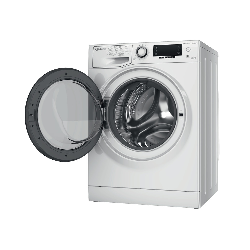 Bauknecht Lavante-séchante Appareil à pose libre WATR 97260 N Blanc Chargeurs frontaux Perspective open