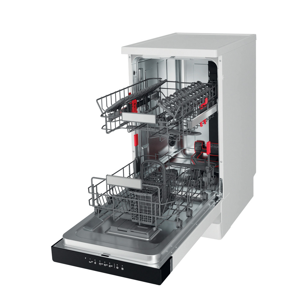 Whirlpool Mosogatógép Szabadonálló WSFO 3T223 P Szabadonálló E Perspective open
