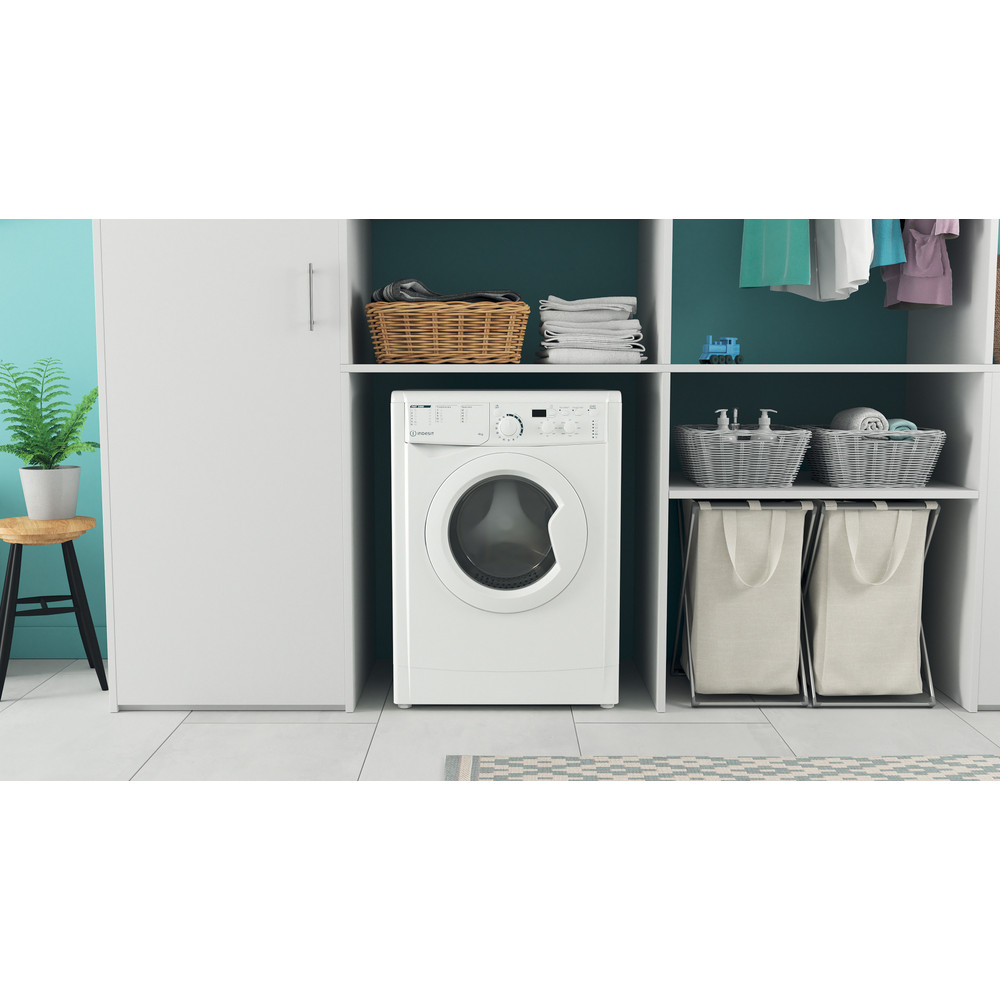 Indesit Mosógép Szabadonálló EWUD 41251 W EU N Fehér Elöltöltős F Lifestyle frontal