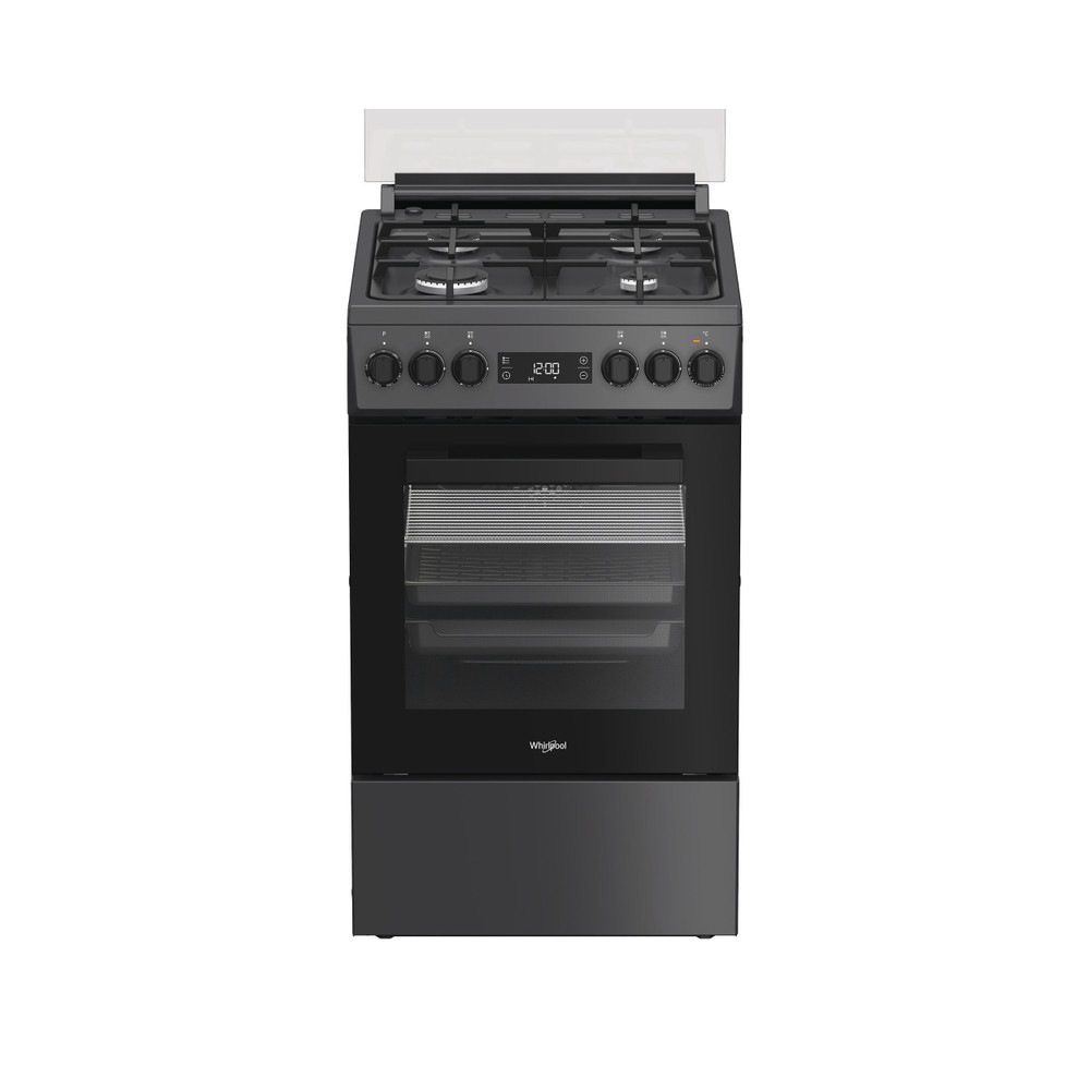 Whirlpool Sporák W5G8LMTA Antracit Plynová Frontal