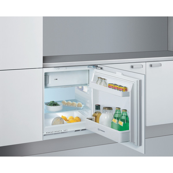 Indesit under counter integrated fridge discount