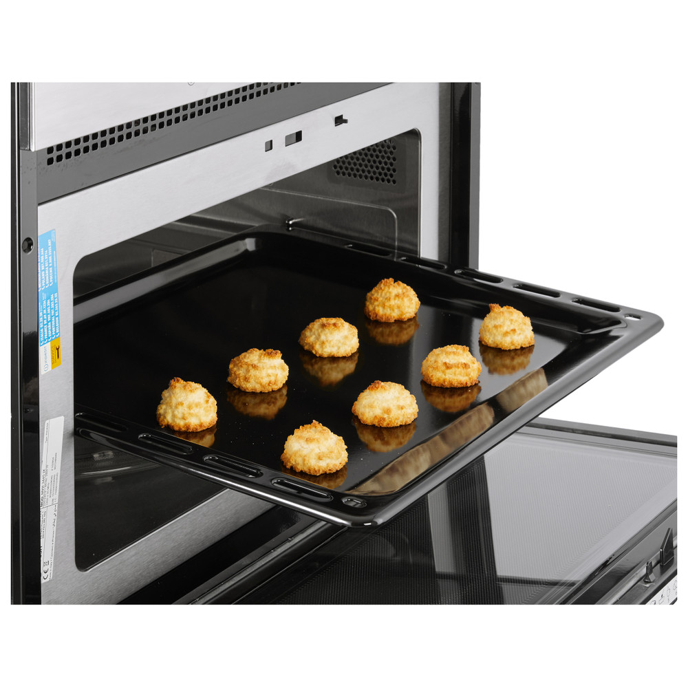 Indesit Microgolfoven Inbouw MWI 3445 IX Roestvrij staal Elektronisch 40 Combimicrogolfoven 900 Perspective open