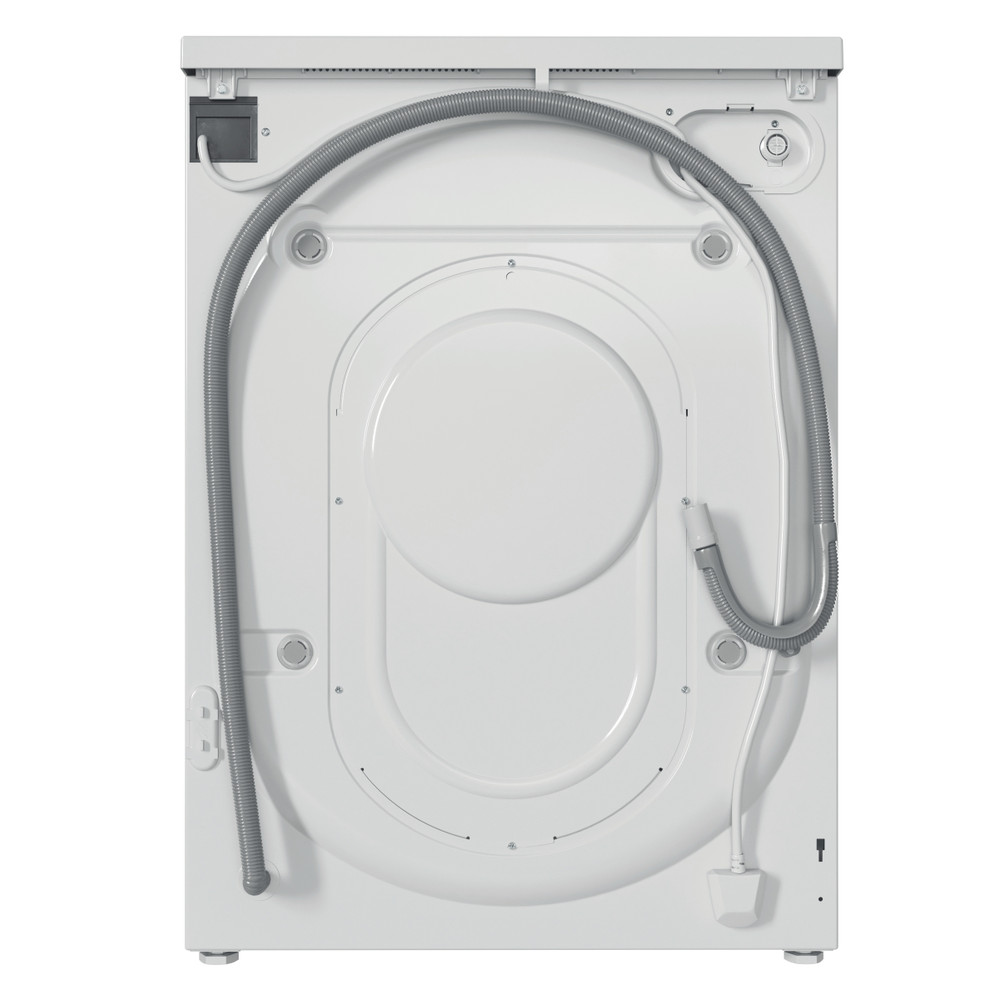 Hotpoint_Ariston Pralko-suszarka Wolnostojący AQD1072D 697 EU/B N Biały Ładowany od frontu Back / Lateral